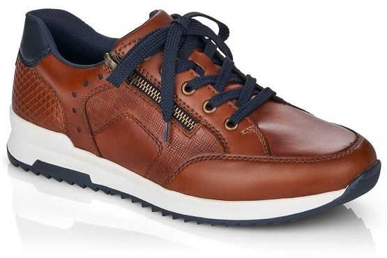 Rieker baskets sneakers 16128.24 cuir marron1372301_1