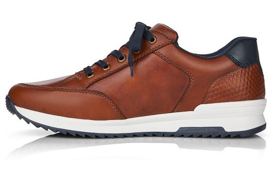 Rieker baskets sneakers 16128.24 cuir marron1372301_2
