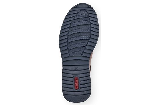 Rieker baskets sneakers 16128.24 cuir marron1372301_6