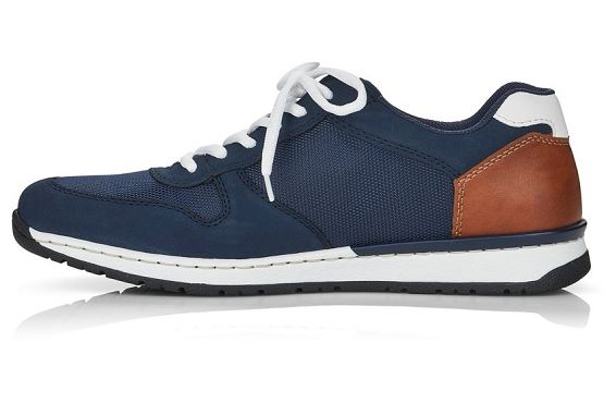 Rieker baskets sneakers b5129.14 cuir marine1372401_2