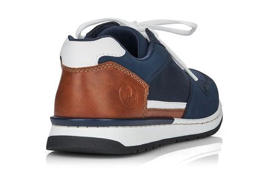 Rieker baskets sneakers b5129.14 cuir marine1372401_4