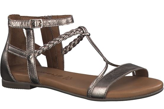 Tamaris sandales nu pieds 28043.26 194 champagne1377401_1
