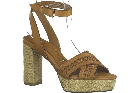 Tamaris sandales nu pieds 28340.26 305 cognac1379701_1