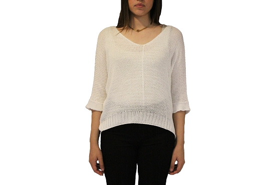 Four inexistant pull coco perfore blanc1383601_1