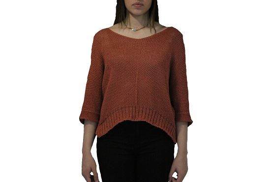 Four inexistant pull coco perfore corail1383801_1