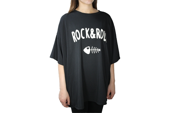 Four inexistant tee-shirt rock noir1384201_3