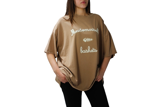 Four inexistant tee-shirt mademoiselle camel1384401_1