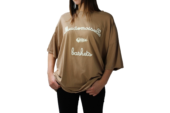 Four inexistant tee-shirt mademoiselle camel1384401_2