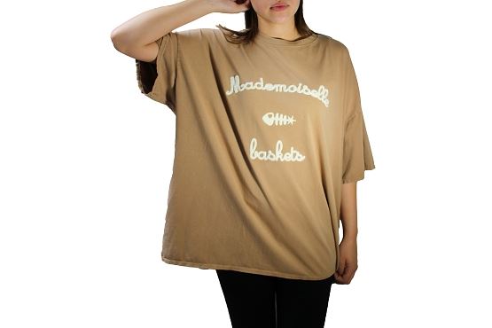 Vetements tee-shirt mademoiselle camel1384401_3