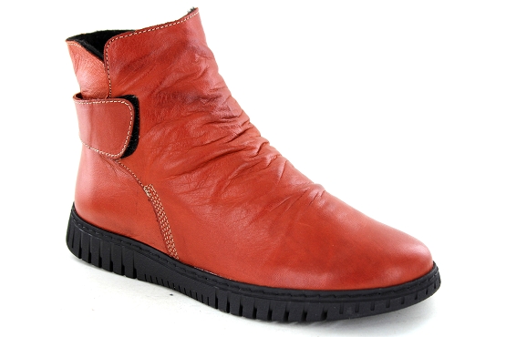 Karyoka boots bottine diapo brique1439001_1