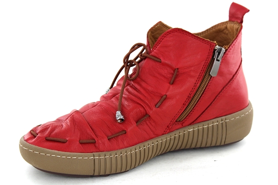 Madory boots bottine nymphe rouge1439301_3