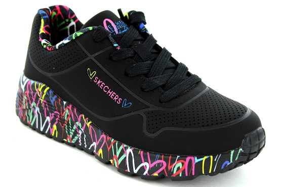 Skechers baskets sneakers 314976l bkmt noir1443501_1