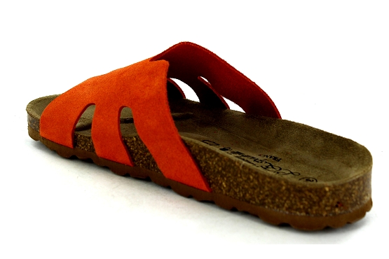 La maison de l espadrille sandales nu pieds 3496.6 cuir orange1455401_3