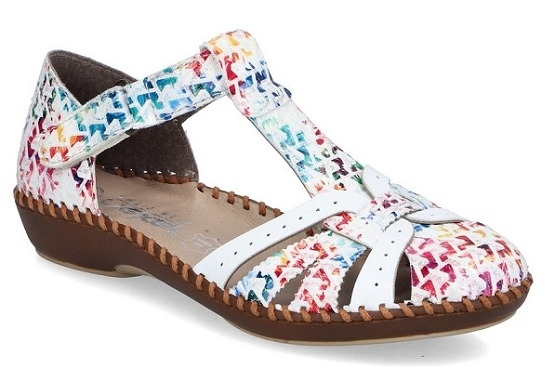 Rieker sandales nu pieds m1650.92 cuir weiss1510401_1