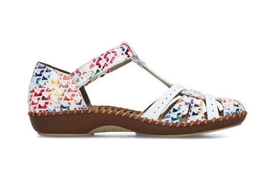Rieker sandales nu pieds m1650.92 cuir weiss1510401_2