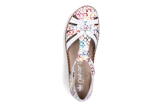 Rieker sandales nu pieds m1650.92 cuir weiss1510401_4