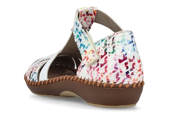 Rieker sandales nu pieds m1650.92 cuir weiss1510401_5