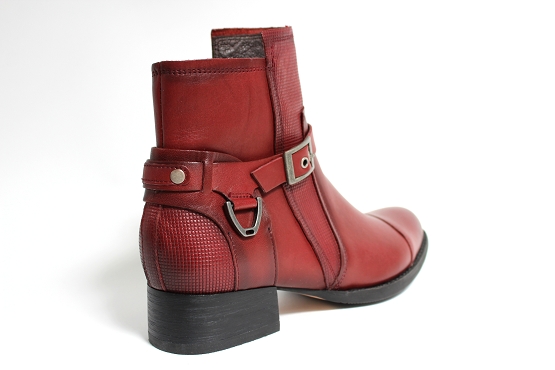 Mamzelle boots bottine jerome rouge5411801_3