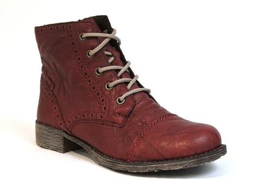 Rieker boots bottine 70800.35 rouge5427601_1