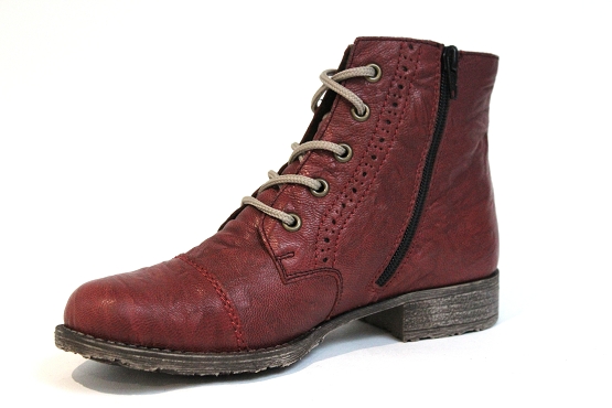 Rieker boots bottine 70800.35 rouge5427601_2