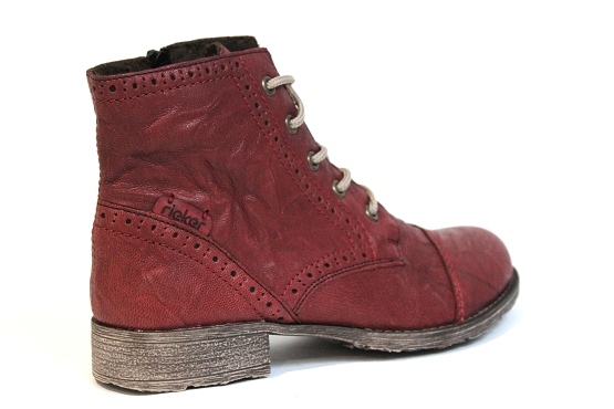 Rieker boots bottine 70800.35 rouge5427601_3