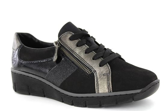 Rieker baskets sneakers 53713.00 noir5448901_1