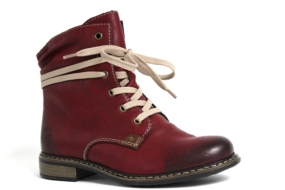 Rieker boots bottine 71229.36 rouge5451501_1