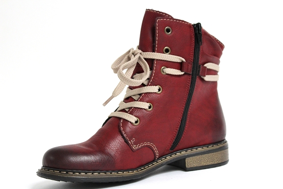 Rieker boots bottine 71229.36 rouge5451501_2