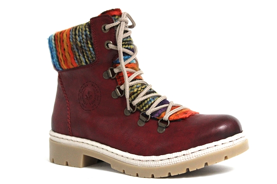 Rieker boots bottine y9432.35 rouge5451801_1