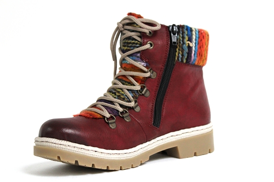 Rieker boots bottine y9432.35 rouge5451801_2