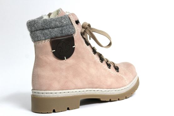 Rieker boots bottine y9430.32 rose5452401_3