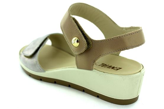 Enval soft sandales nu pieds 7278022 d.celeste cuir taupe5490801_3