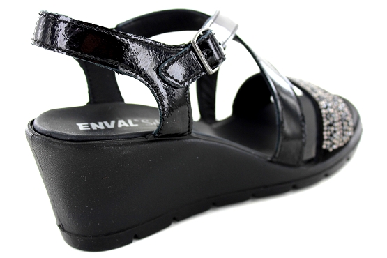 Enval soft sandales nu pieds 7279100 d.beta cuir noir5491001_2
