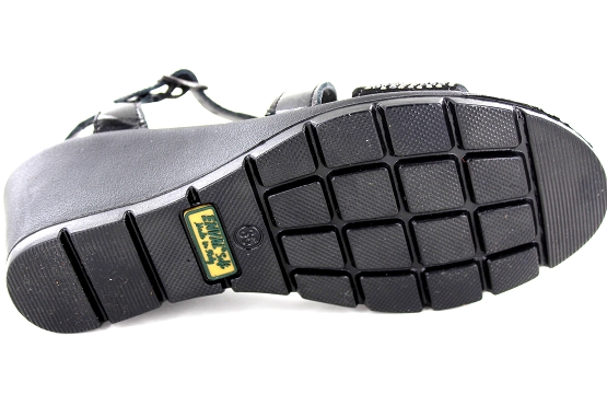 Enval soft sandales nu pieds 7279100 d.beta cuir noir5491001_4