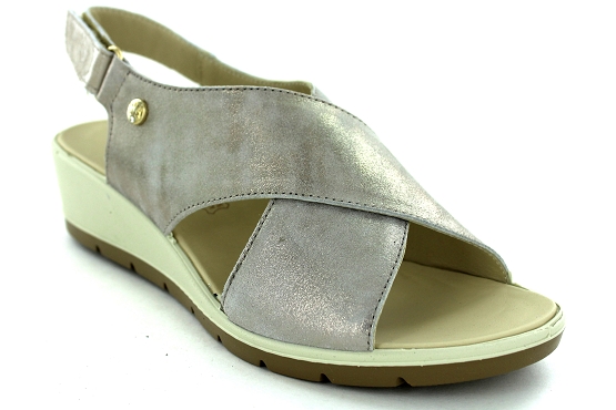 Enval soft sandales nu pieds 7278122 d.celeste cuir taupe5491101_1