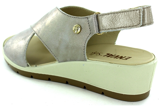 Enval soft sandales nu pieds 7278122 d.celeste cuir taupe5491101_3