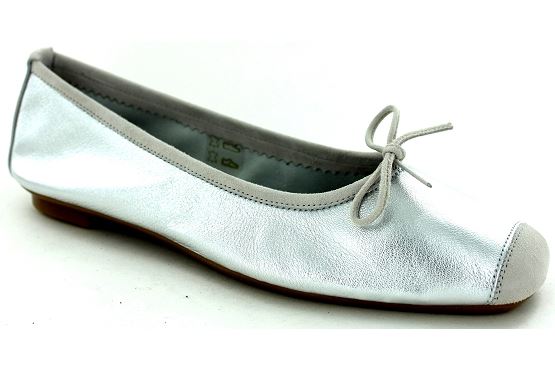 Reqins ballerines rt.00050.8d harmony eclat cc cuir argent5494201_1