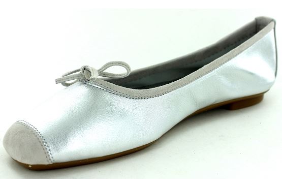 Reqins ballerines rt.00050.8d harmony eclat cc cuir argent5494201_2