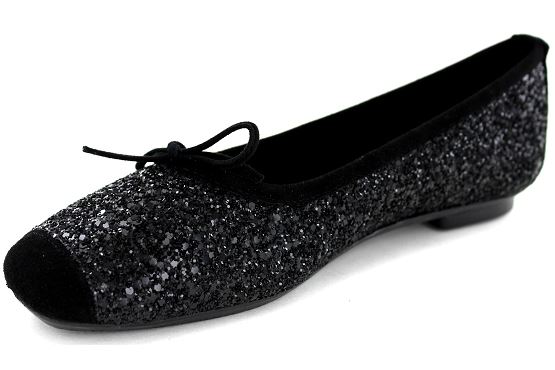 Reqins ballerines rt.00053.12b harmony glitter cc noir5494401_2