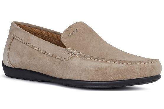 Geox mocassins u020wa 0022 daim beige5495401_1