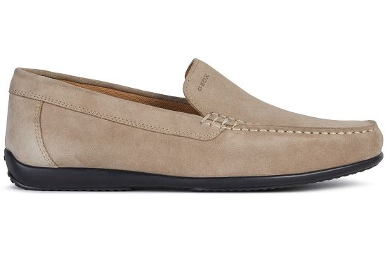 Geox mocassins u020wa 0022 daim beige5495401_4