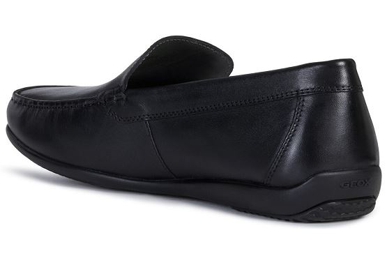 Geox mocassins u020wa 00043 cuir noir5495601_2