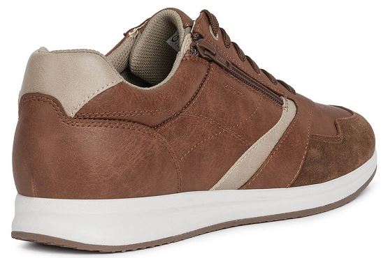 Geox baskets sneakers u15h5b 000pt cuir marron5495701_3