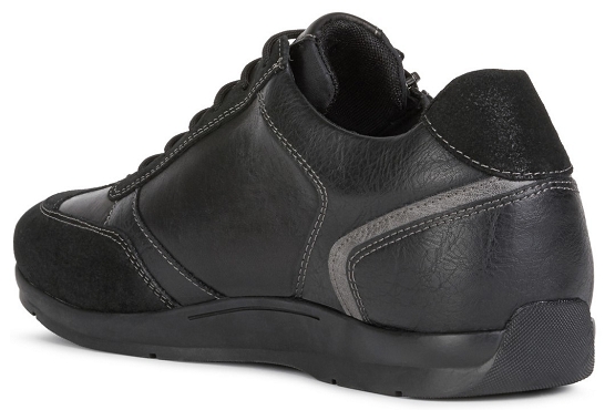 Geox baskets sneakers u157vc 08522 cuir noir5495901_2