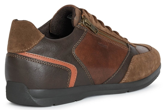 Geox baskets sneakers u157vc 0cl22 cuir camel5496001_3