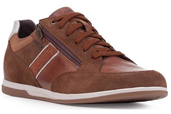 Geox baskets sneakers u154gd 022cl cuir camel5496101_1