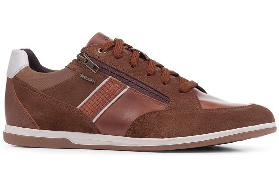 Geox baskets sneakers u154gd 022cl cuir camel5496101_4