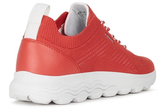 Geox baskets sneakers d15nua 0006k nubuck rouge5497201_3
