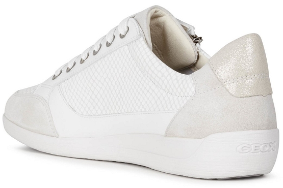Geox baskets sneakers d6468a 02241 cuir blanc5497601_2