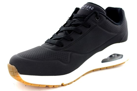 Skechers baskets sneakers 73690 blk uno stand noir5499401_2